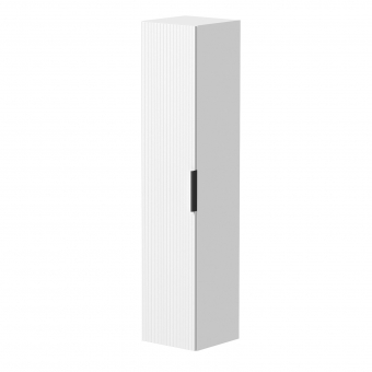 Ūkinė spintelė BIG 35 cm balta matinė su grioveliais 